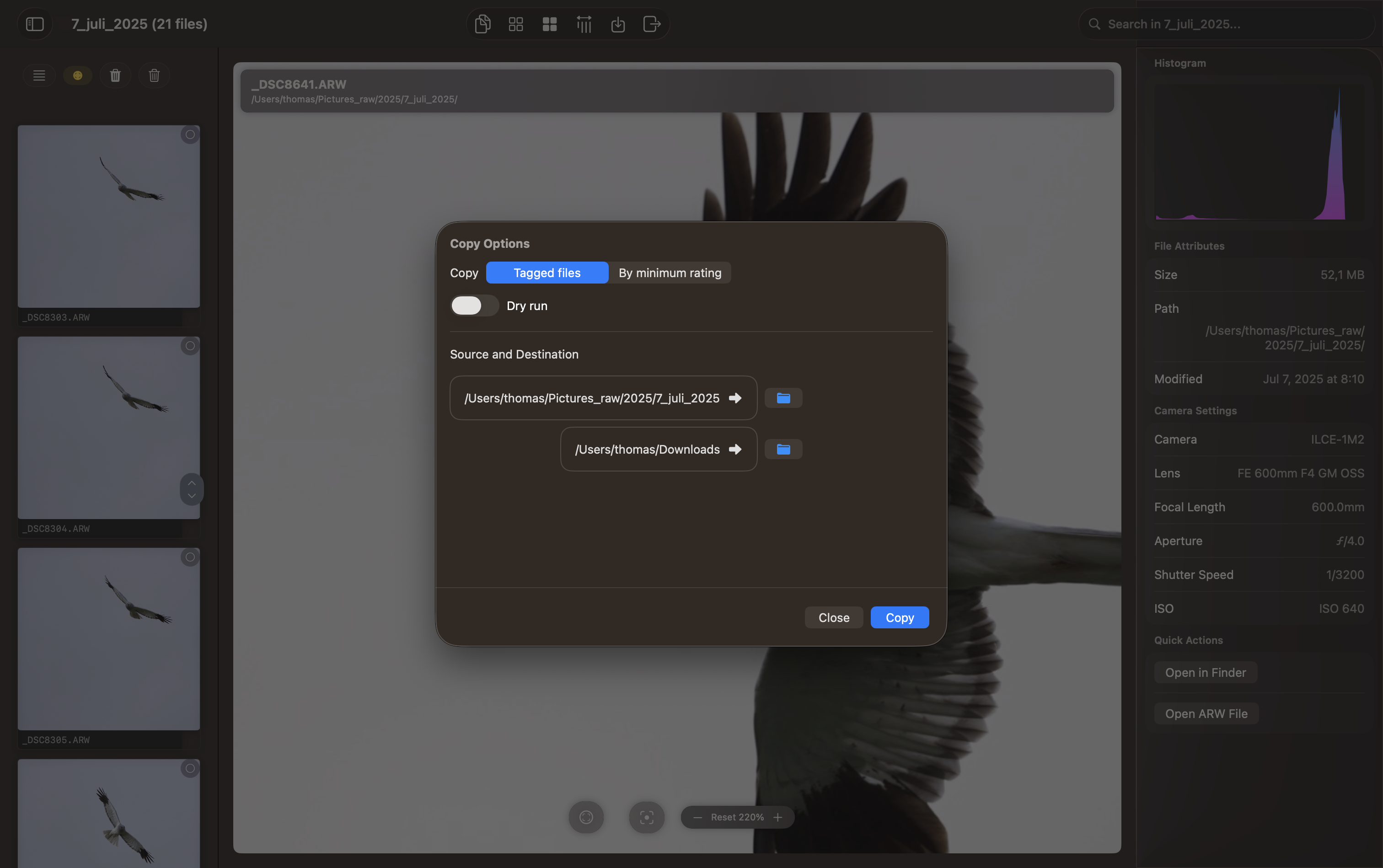 Detailed view without zoom