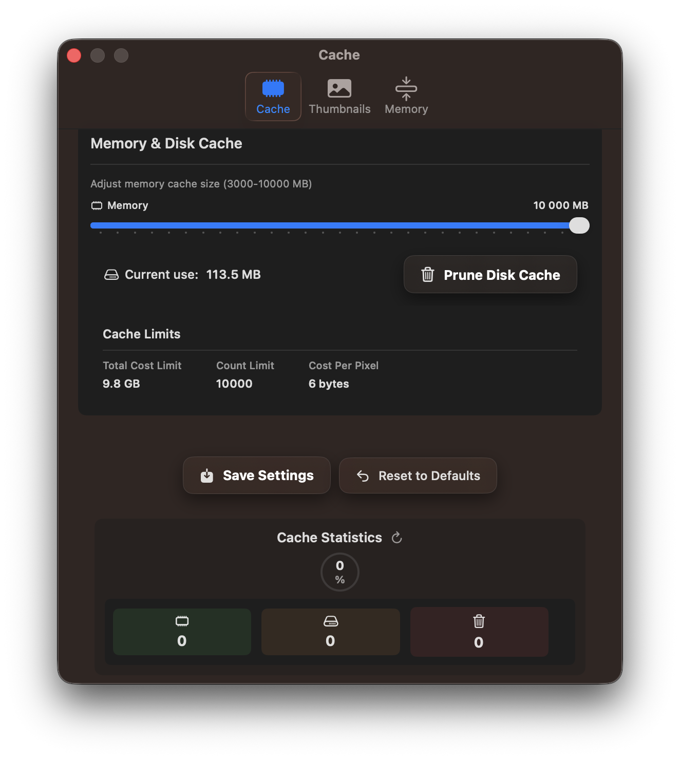 Catalog information for 600 images